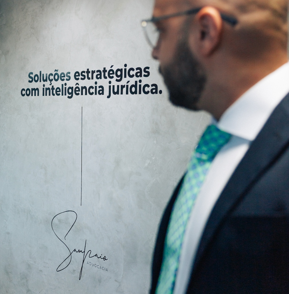 Slogan na Parede Sampaio Advocacia